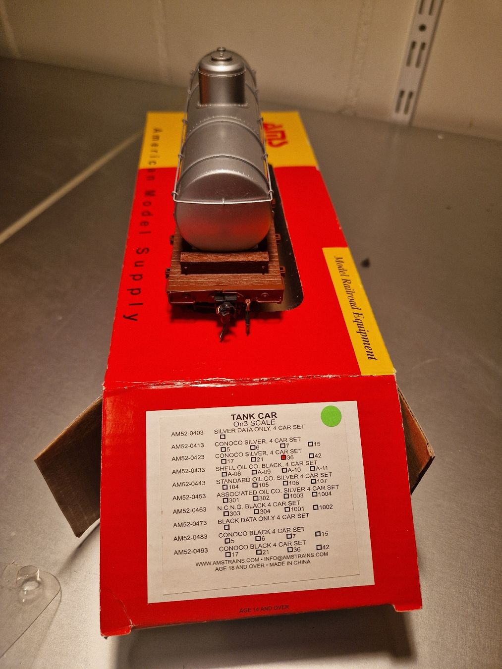 Modelleisenbahnen: Conoco Kesselwagen, Spur 0n3, #36 – Neu (gemäss Beschreibung) aus Winterthur von sac_txw5 1