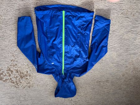 Regenjacke 46 Nord Hellblau