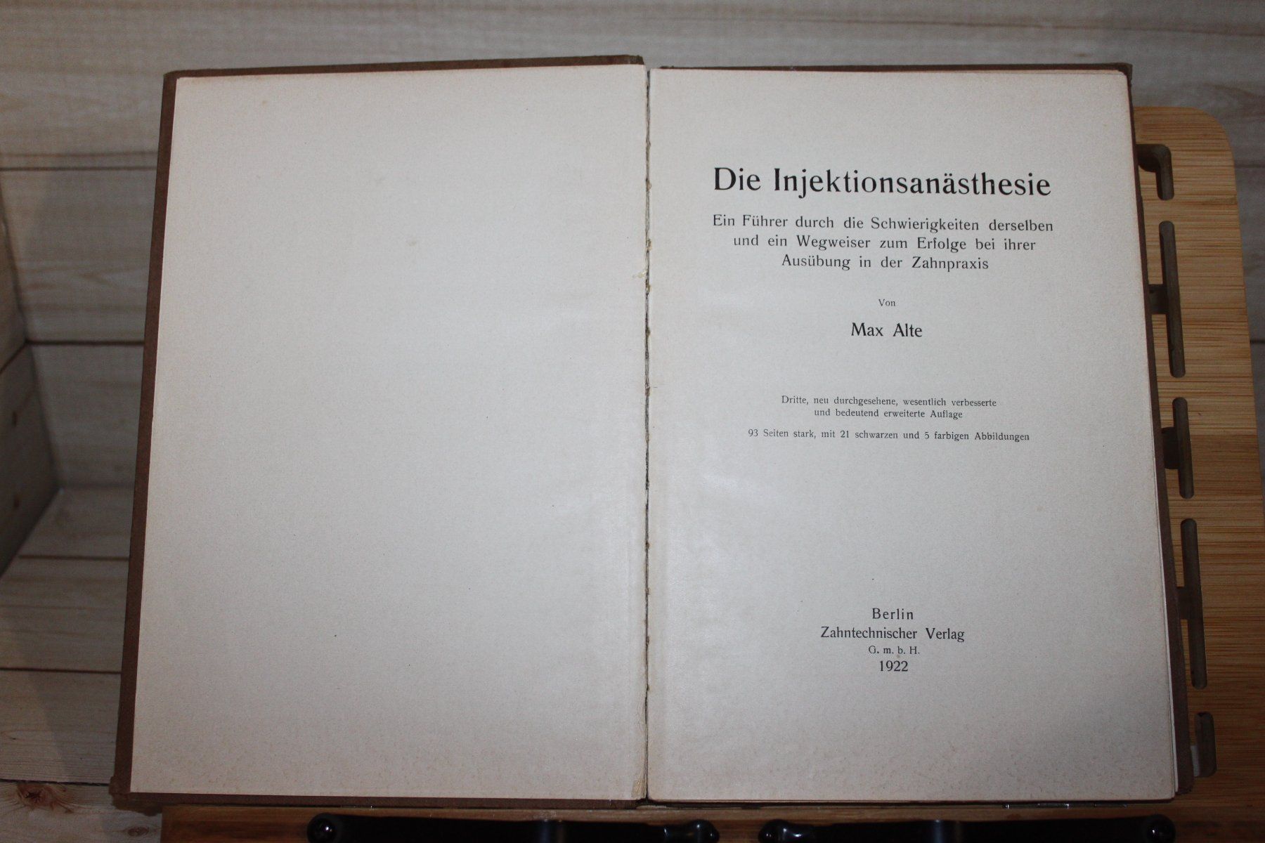 Libri: Die Injektionsanästhesie - Ein Führer – Usato da Kaden venduto da Buchantiquariat 1
