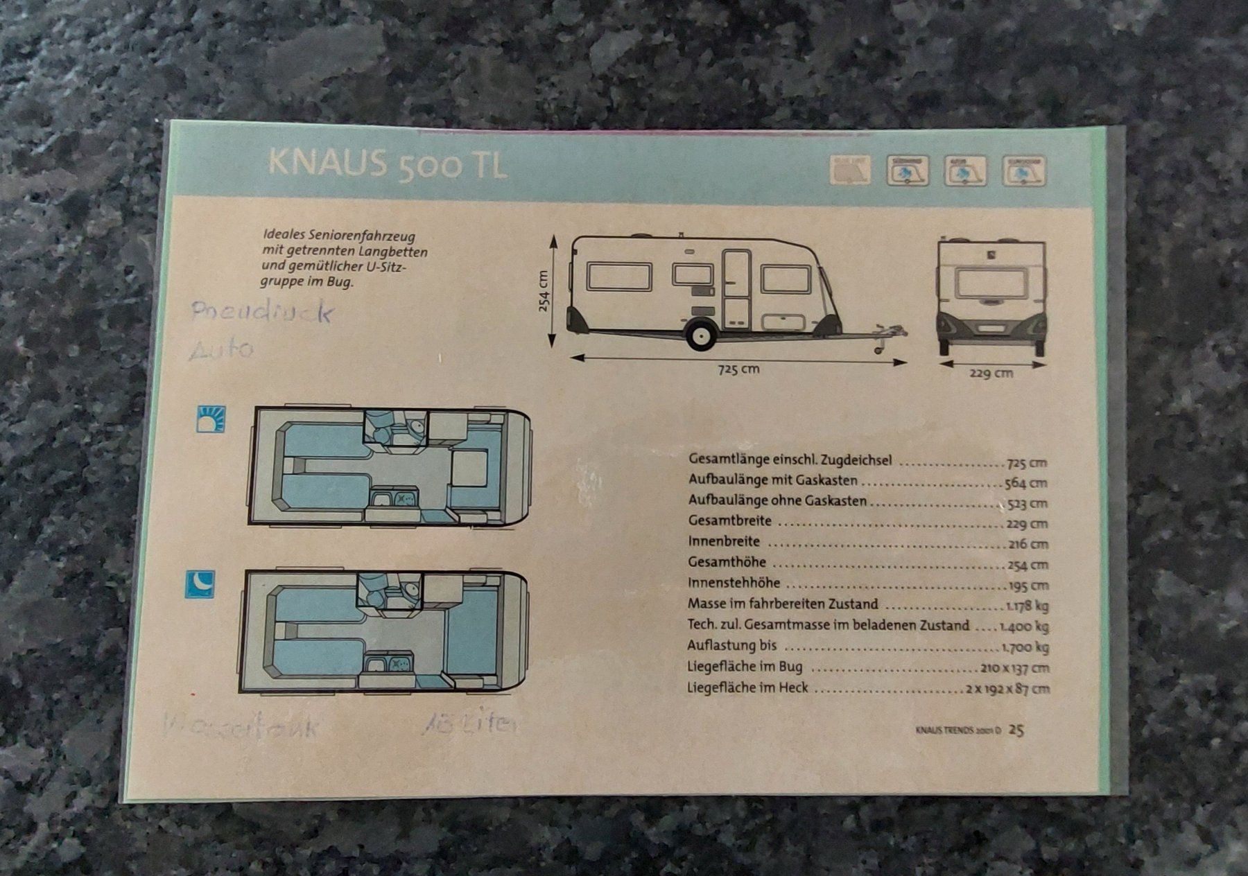 Véhicules de camping: Wohnwagen KNAUS 500 – D'occasion à Wattenwil par pix1984 6