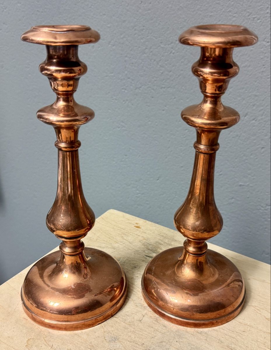 Kerzenständer: 2er Set Kerzenständer vintage alt 32 cm – Gebraucht aus Rothrist von Luckywinner