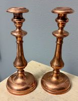 2er Set Kerzenständer vintage alt 32 cm
