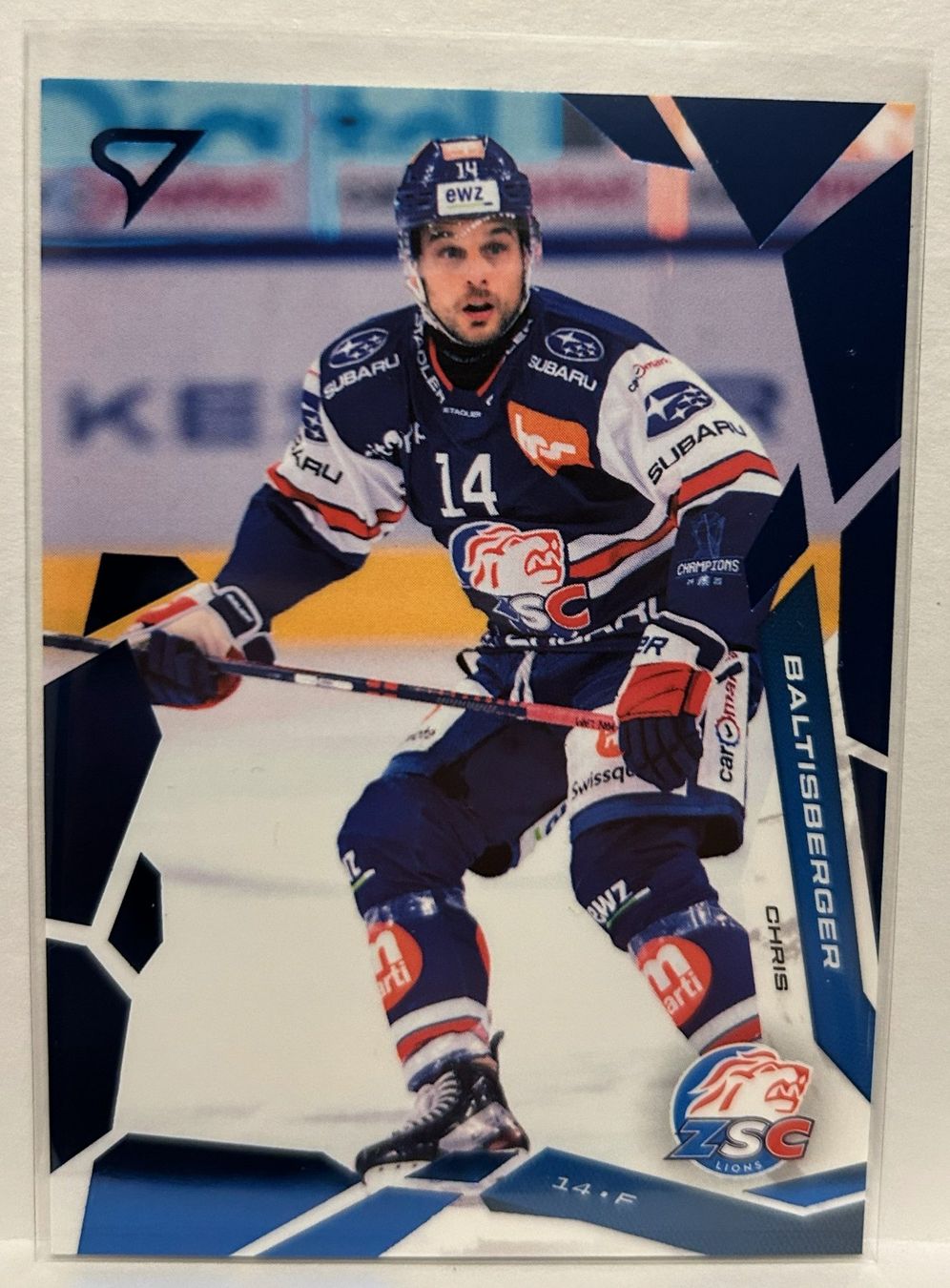 Sportzoo Carte collezionabili: ZSC Lions Blue Parallel Chris Baltisberger – Nuovo (secondo la descrizione) da Cham venduto da 9inches