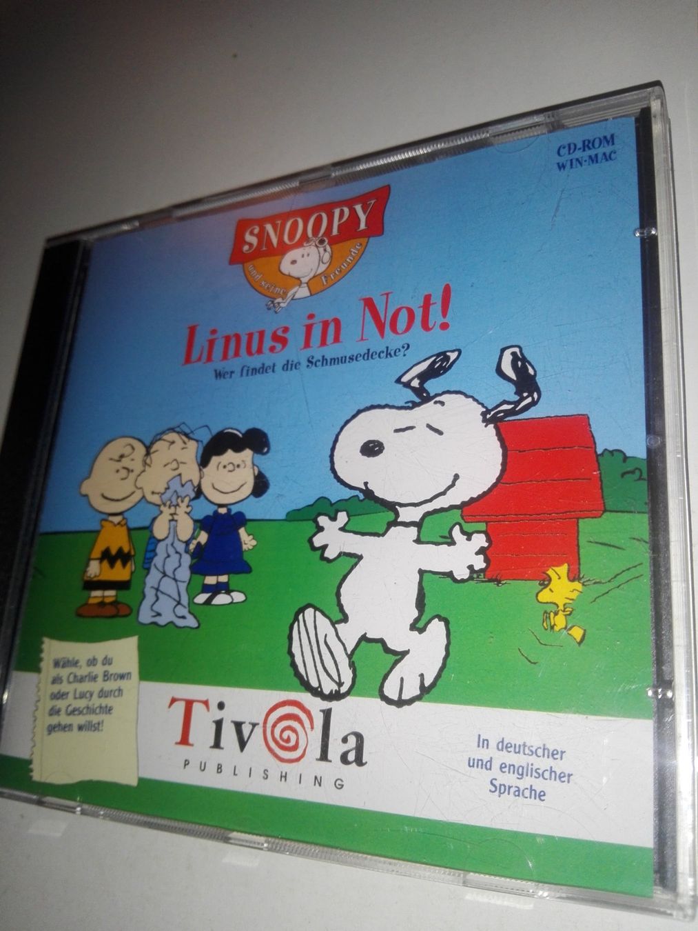 Jeux: Snoopy - Linus in Not!  (CD-Rom 'WIN & MAC')      -De & Eng- – D'occasion à St. Gallen par elkapone 1