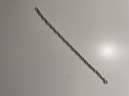 925 Silber Armband Gliederarmband 18 cm massiv elegant