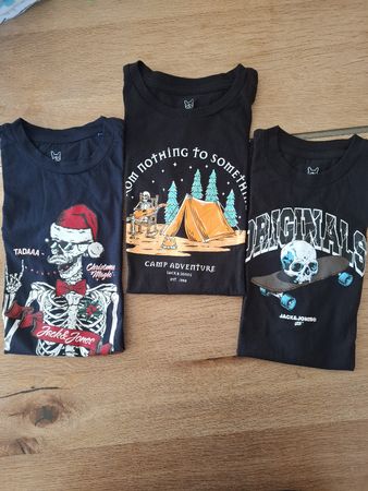 t-shirts 3 pces, Jack&Jones en 140