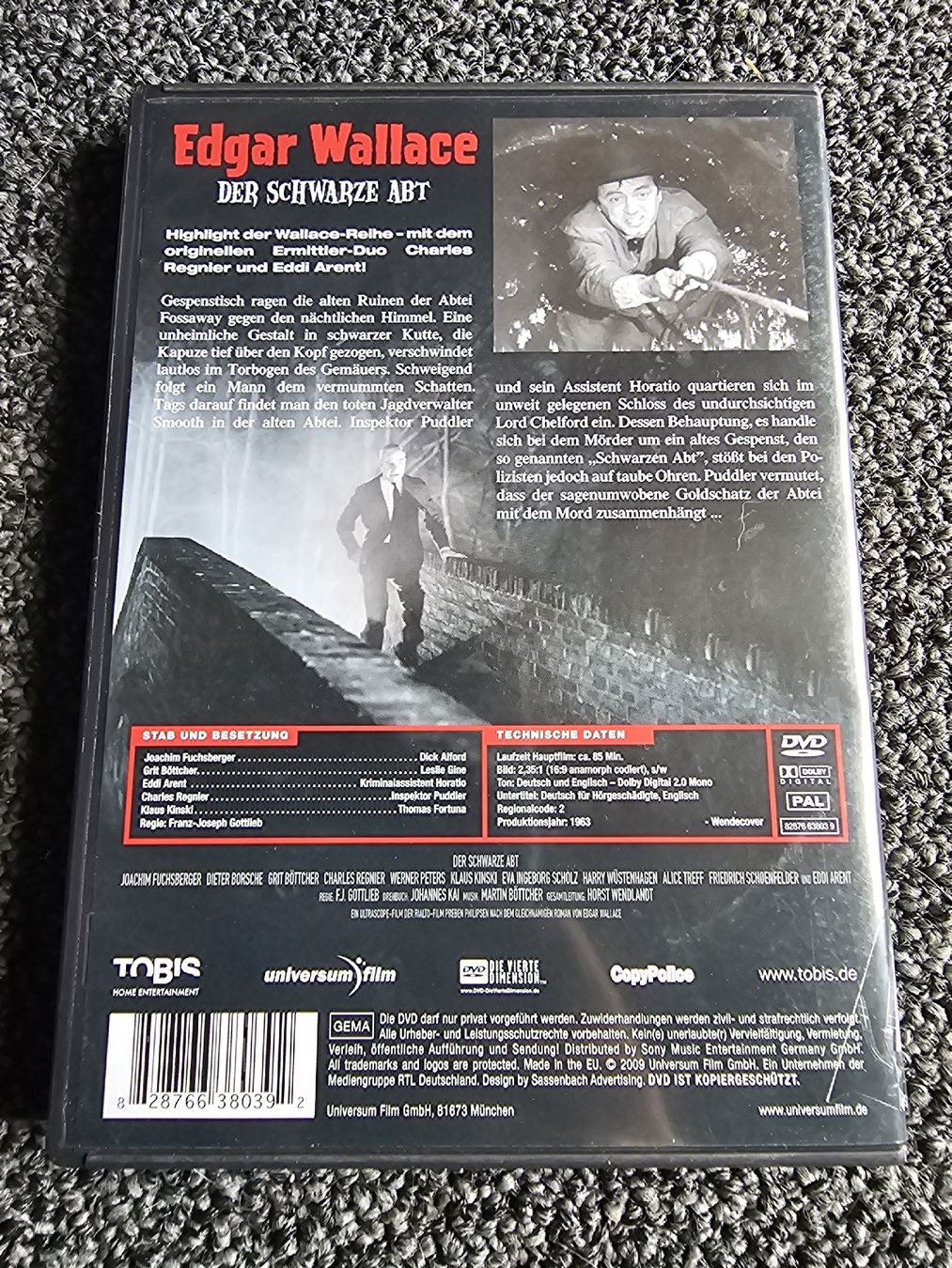 Alle DVDs: DVD Der schwarze Abt Edgar Wallace(22235) – Gebraucht aus Ruswil von jan_bxl5 1