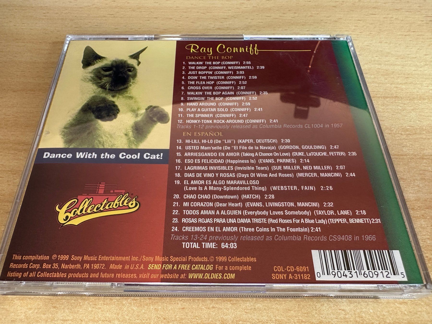 CD: E2 Ray Conniff – Dance The Bop / En Espanol – Usato da Rikon im Tösstal venduto da Alpenmutz 1