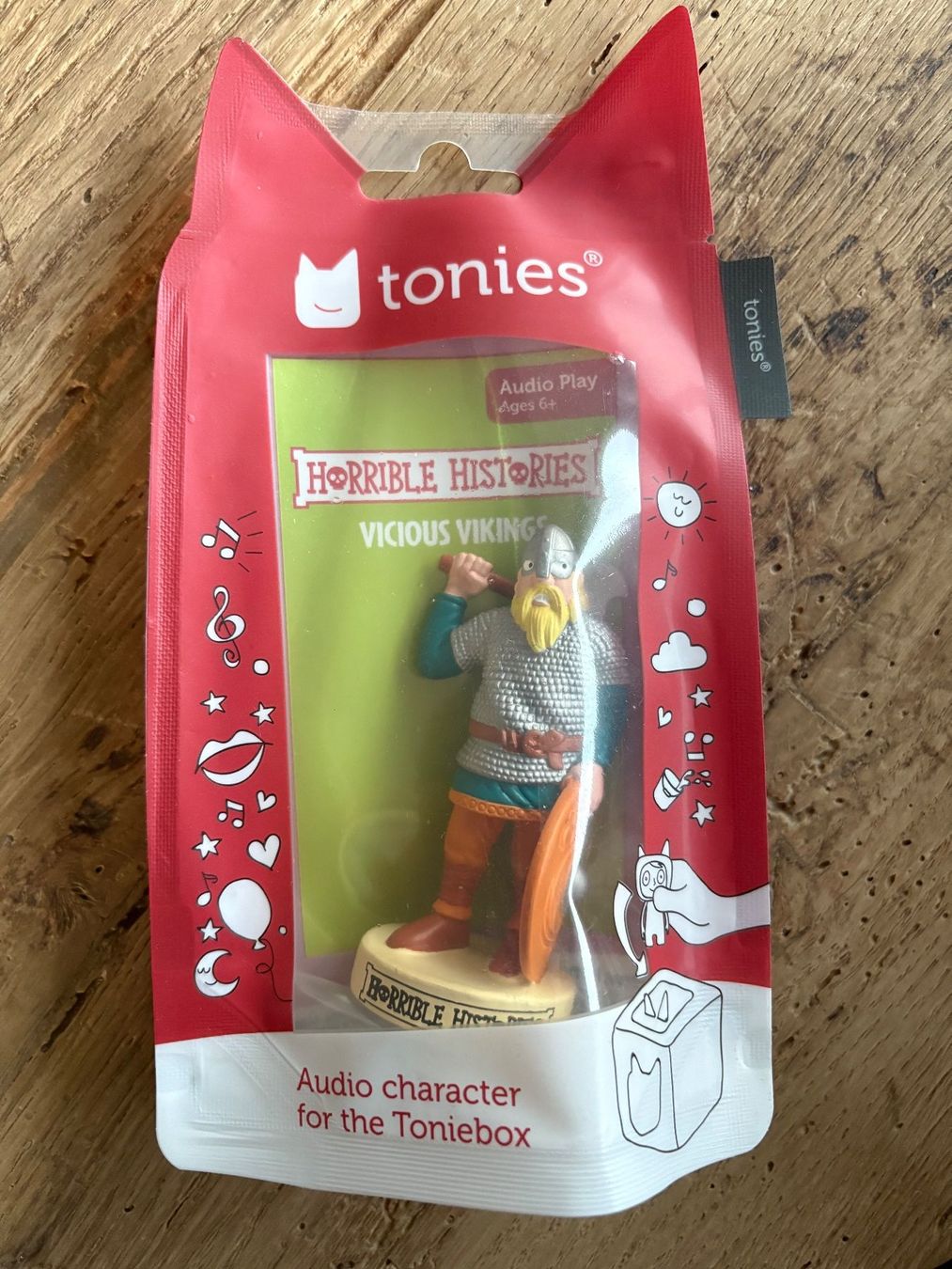 Tonies Statuette: Tonie Die schreckliche Geschichte: Wikinger Englisch – Nuovo e nell'imballaggio originale da Obersaxen venduto da Bob-omb