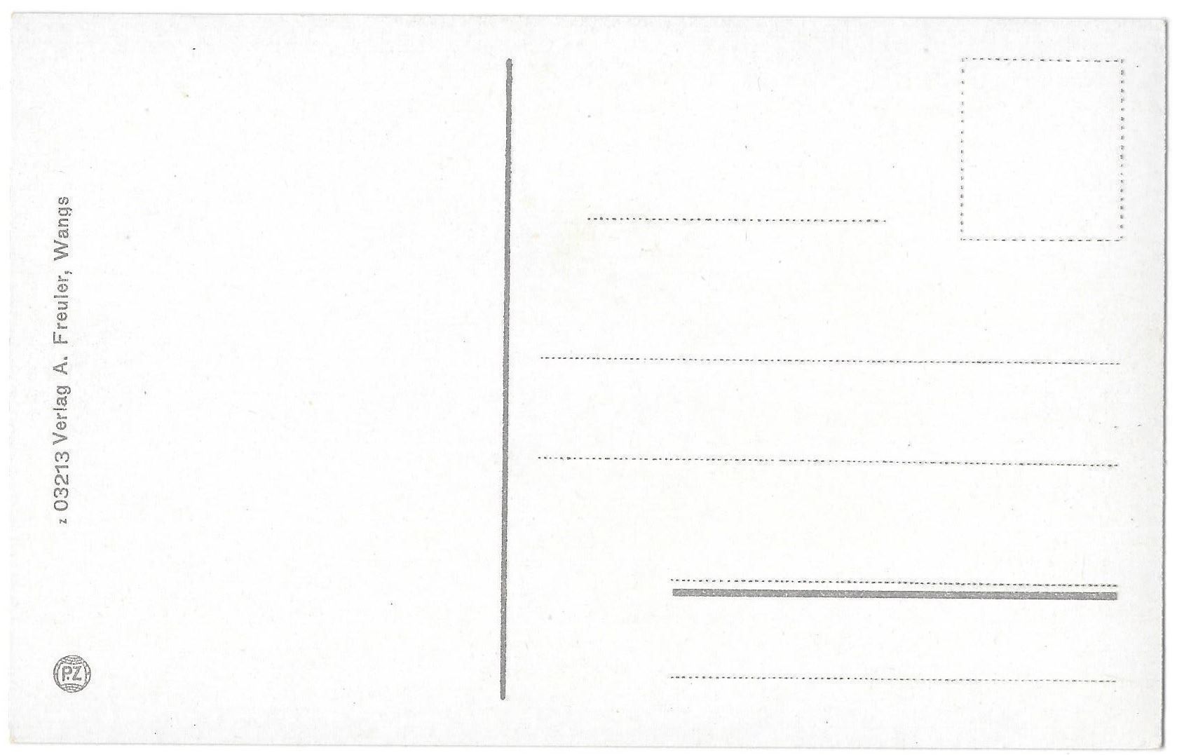 Cartoline postali: Aussicht vom Kurhaus und Bad Wangs – Usato da Olten venduto da clotaldi 1
