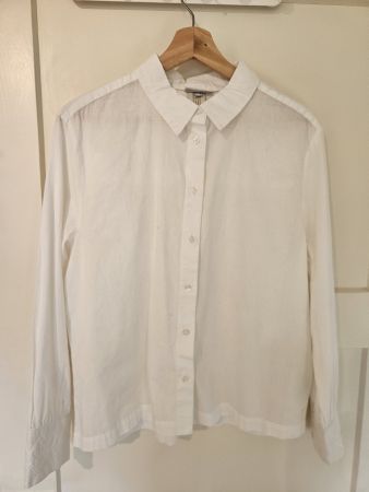 Street One Bluse weiss langarm - Gr. 40
