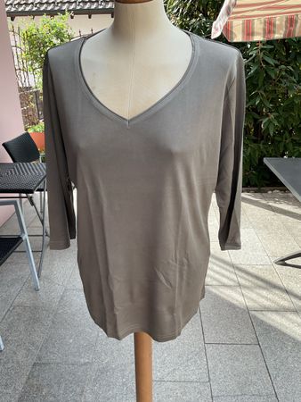 Alkena 100% Seide Damen Tshirt3/4 Arm XL