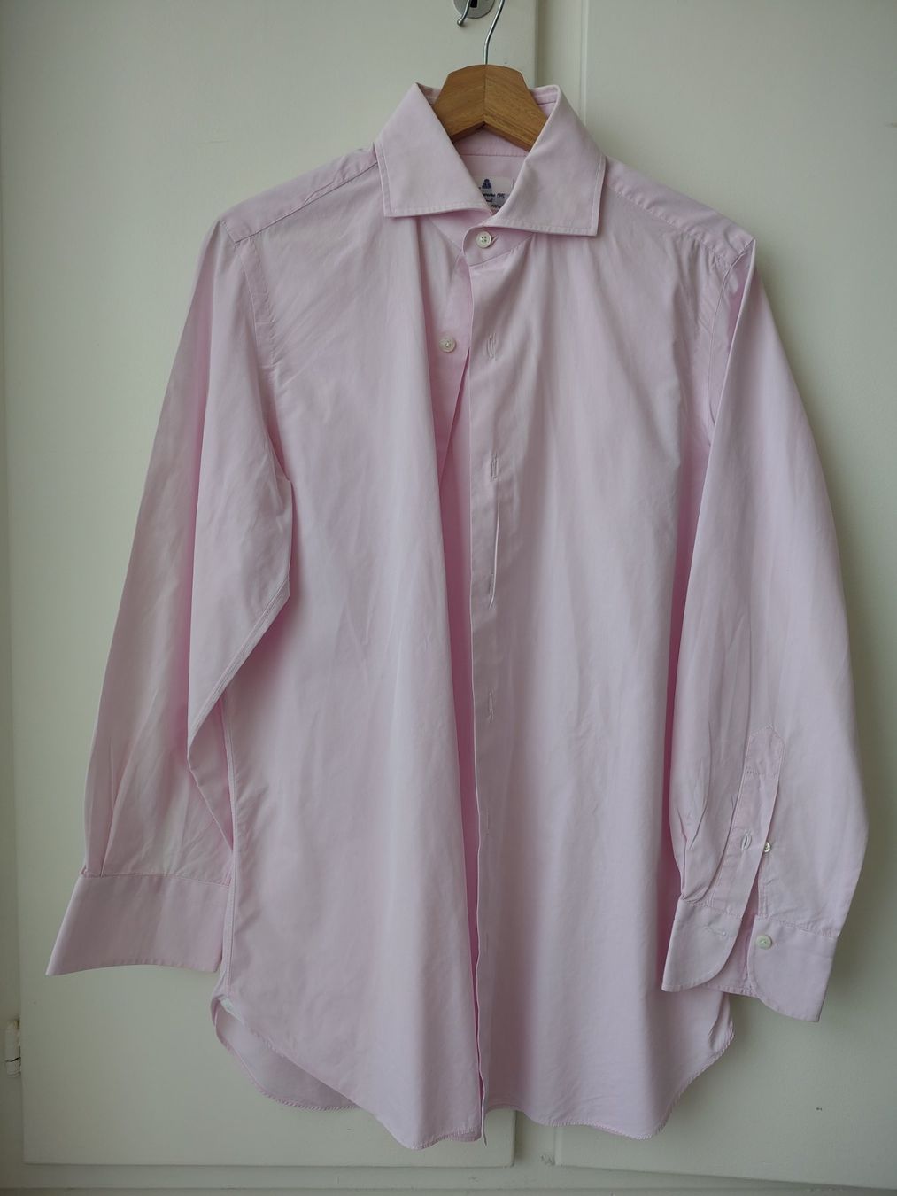 Finamore Hemden: Light Pink Finamore Cotton Shirt 40 – Gebraucht aus Dübendorf von GrimesA