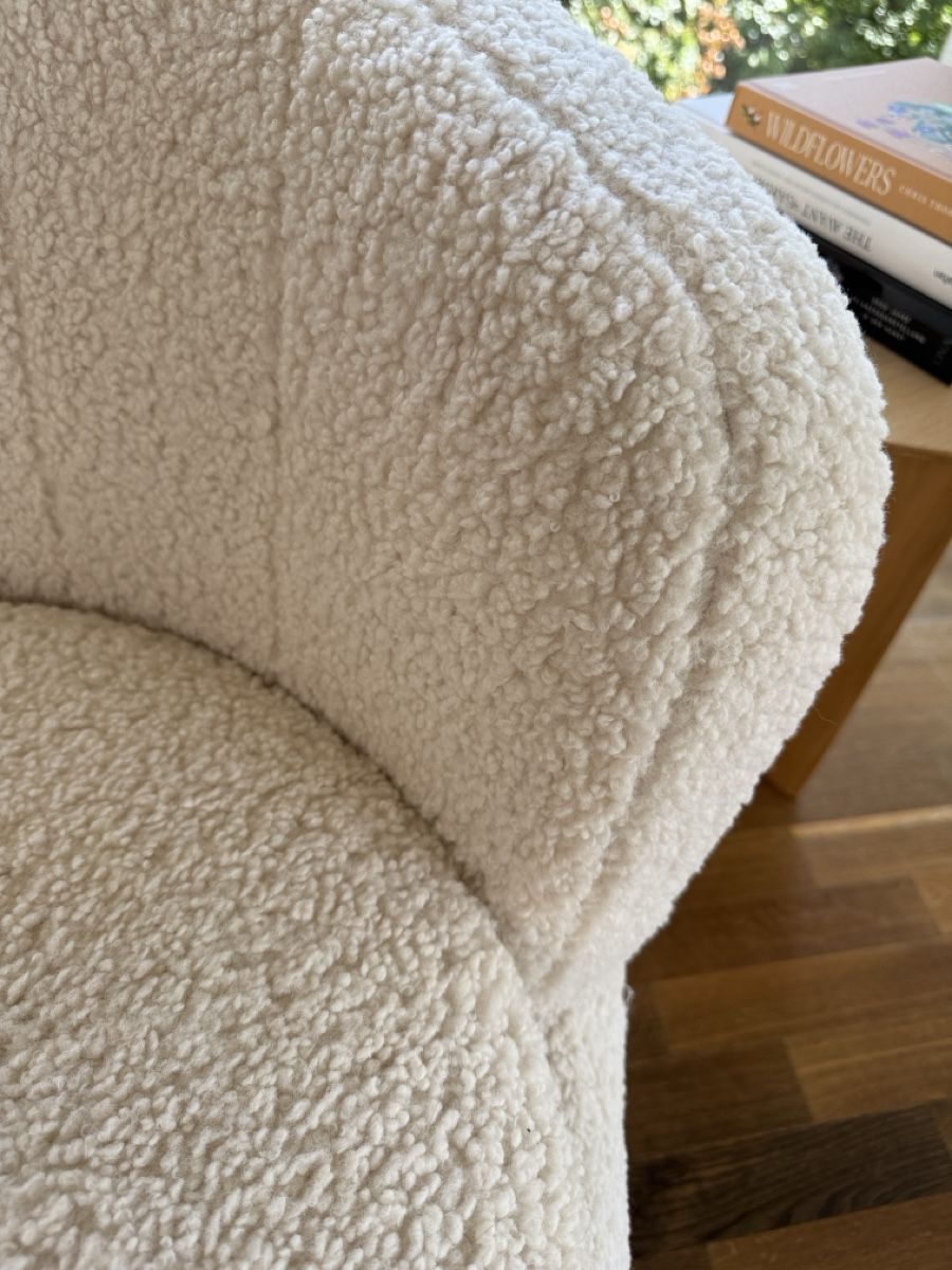 Divani: 2-Sitzer Sofa aus Teddy Stoff – Usato da Stadel venduto da Atropa1969 3