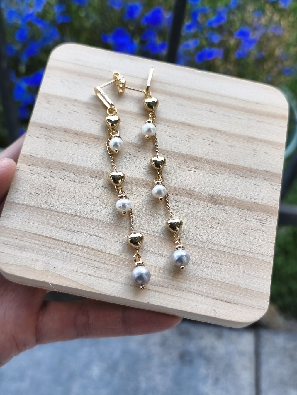 Orecchini pendenti & Orecchini a lobo: Boucles d'oreilles de perles faits main  – Nuovo (secondo la descrizione) da Ursy venduto da tan_8qdl 3