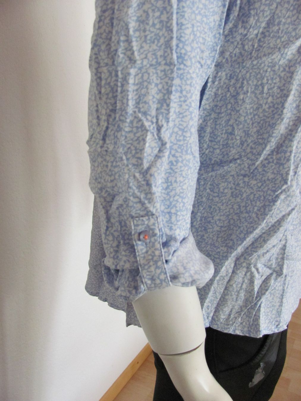 Camicette: Street One Bluse hellblau mit  Muster Gr.38 – Usato da Gümligen venduto da Fantapanda 4