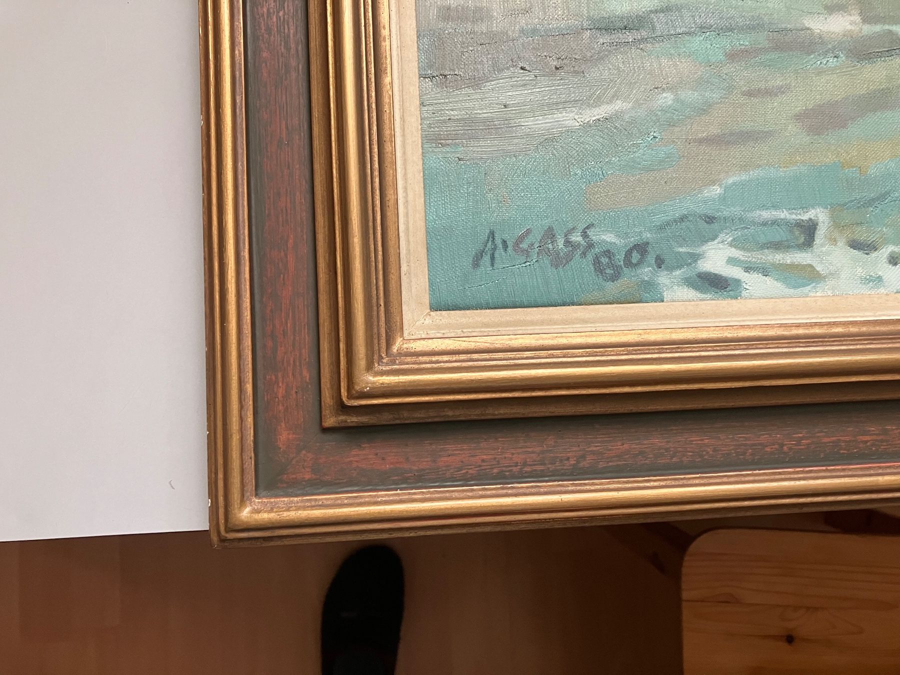 Dipinti: Gemälde Alfred Gass – Usato da Itingen venduto da bib_59tp 2