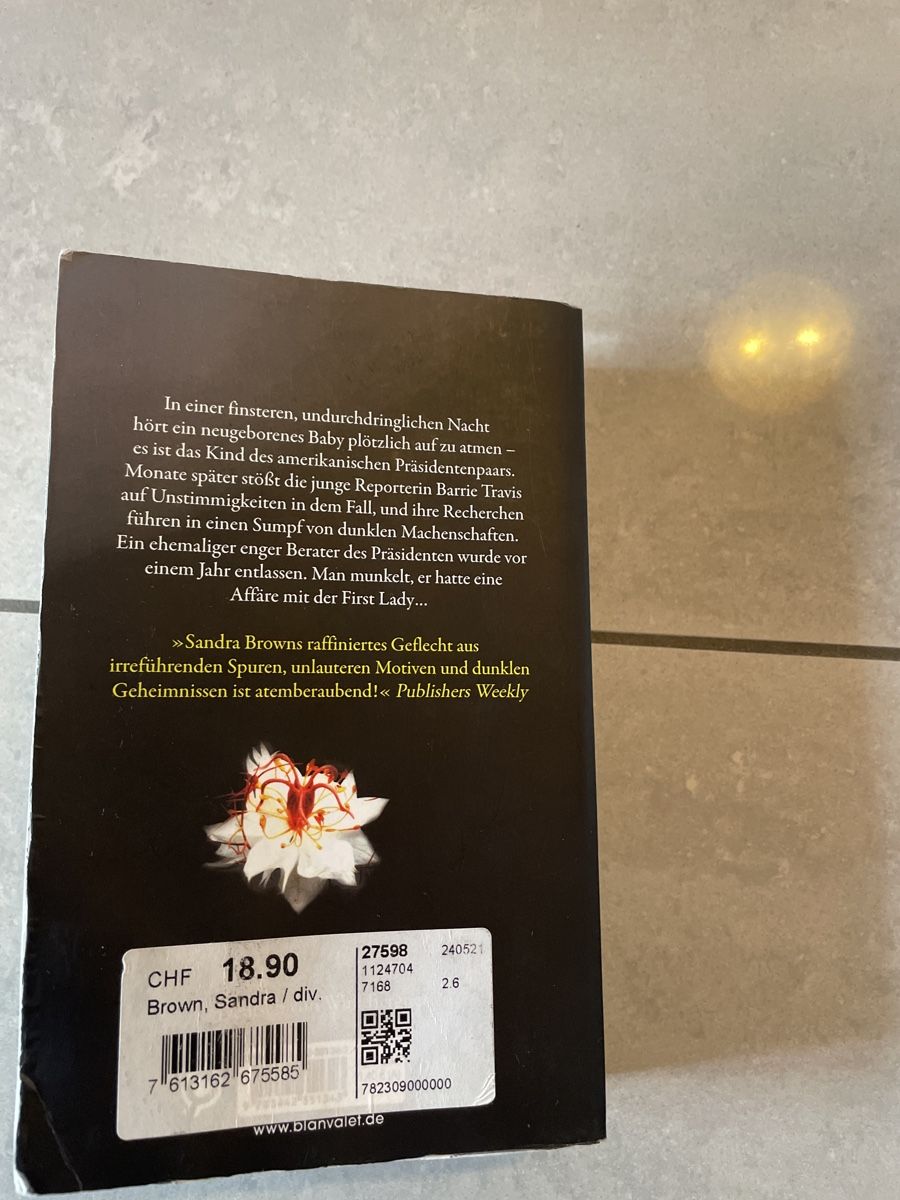 Livres: Thriller: Blindes Vertrauen - Sandra Brown – D'occasion à Anglikon par Sternli180 1