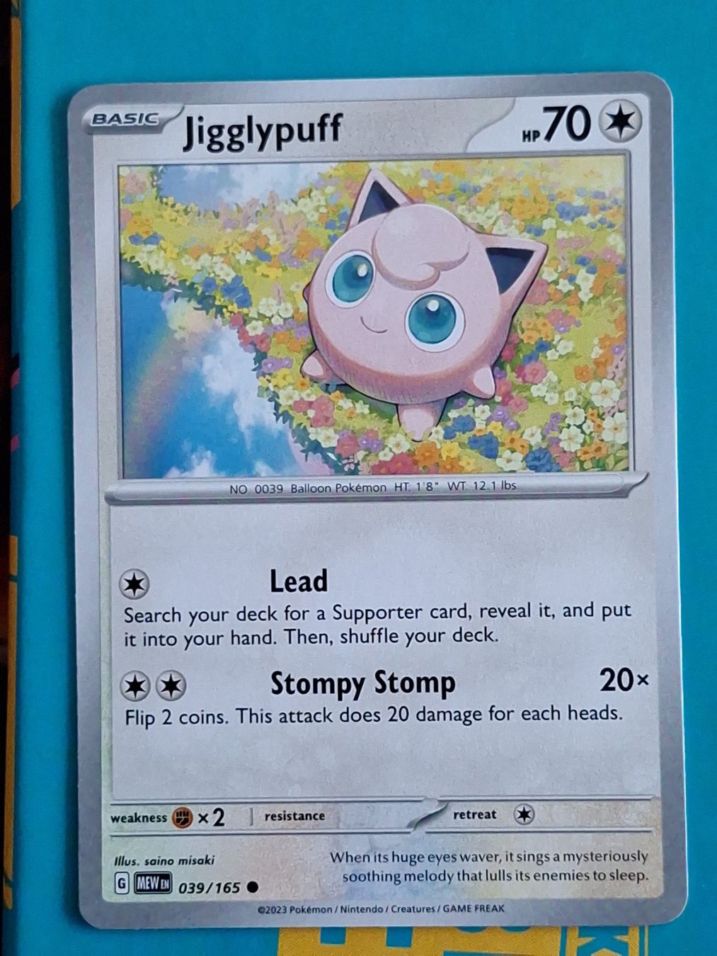 Pokémon Carte collezionabili: jigglypuff Pummeluff - Pokemon Mew 151 – Usato da Altstätten SG venduto da GGsGameshop