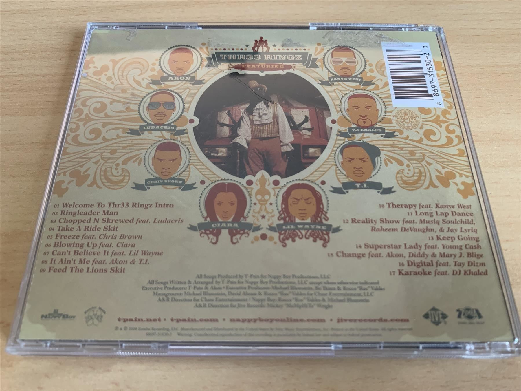 CD: T-Pain – Thr33 Ringz – Usato da Rikon im Tösstal venduto da Alpenmutz 1