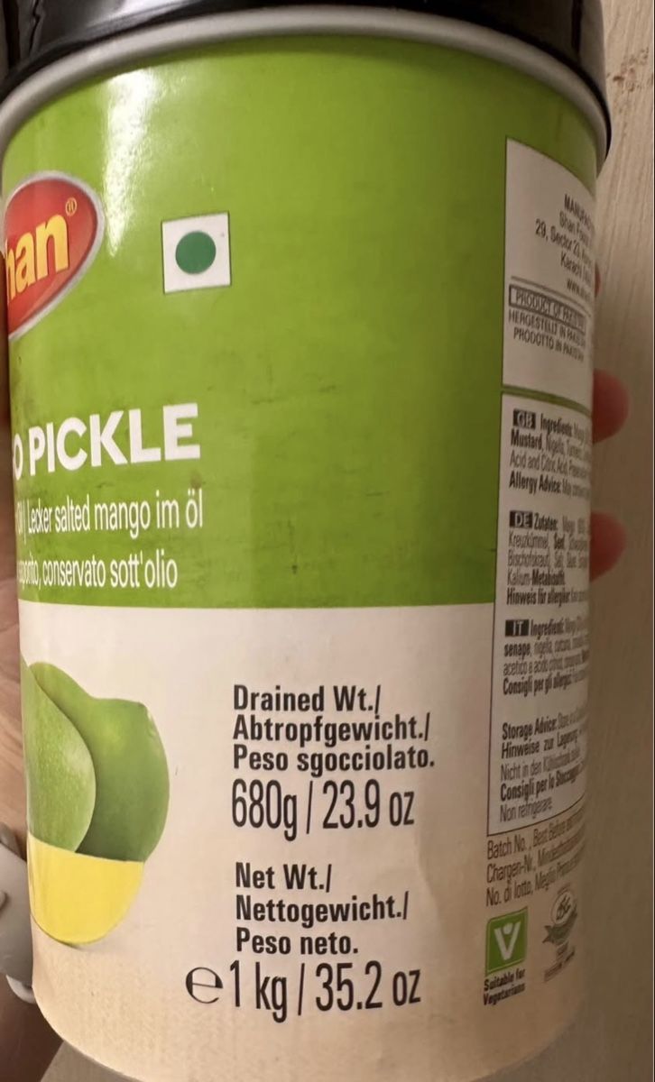 Aptamil Cibi & Specialità: Pickled Mango (falsch gekauft) – Nuovo e nell'imballaggio originale da Luzern venduto da claiudiu 1