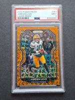 Jordan Love Lazer Prizm Rookie Green Bay Packers PSA 9 RC