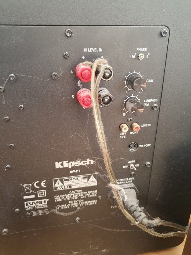 Klipsch Heimkino: Klipsch SW-112 Aktiv-Subwoofer – Gebraucht aus Zürich von mar_9sjt 2
