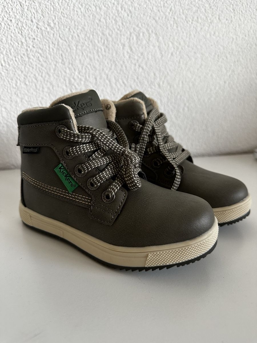 Kickers Schuhe für Jungen: Kickers Winterschuhe Gr. 28 khaki – Neu (gemäss Beschreibung) aus Uttigen von 1hihallo4 1