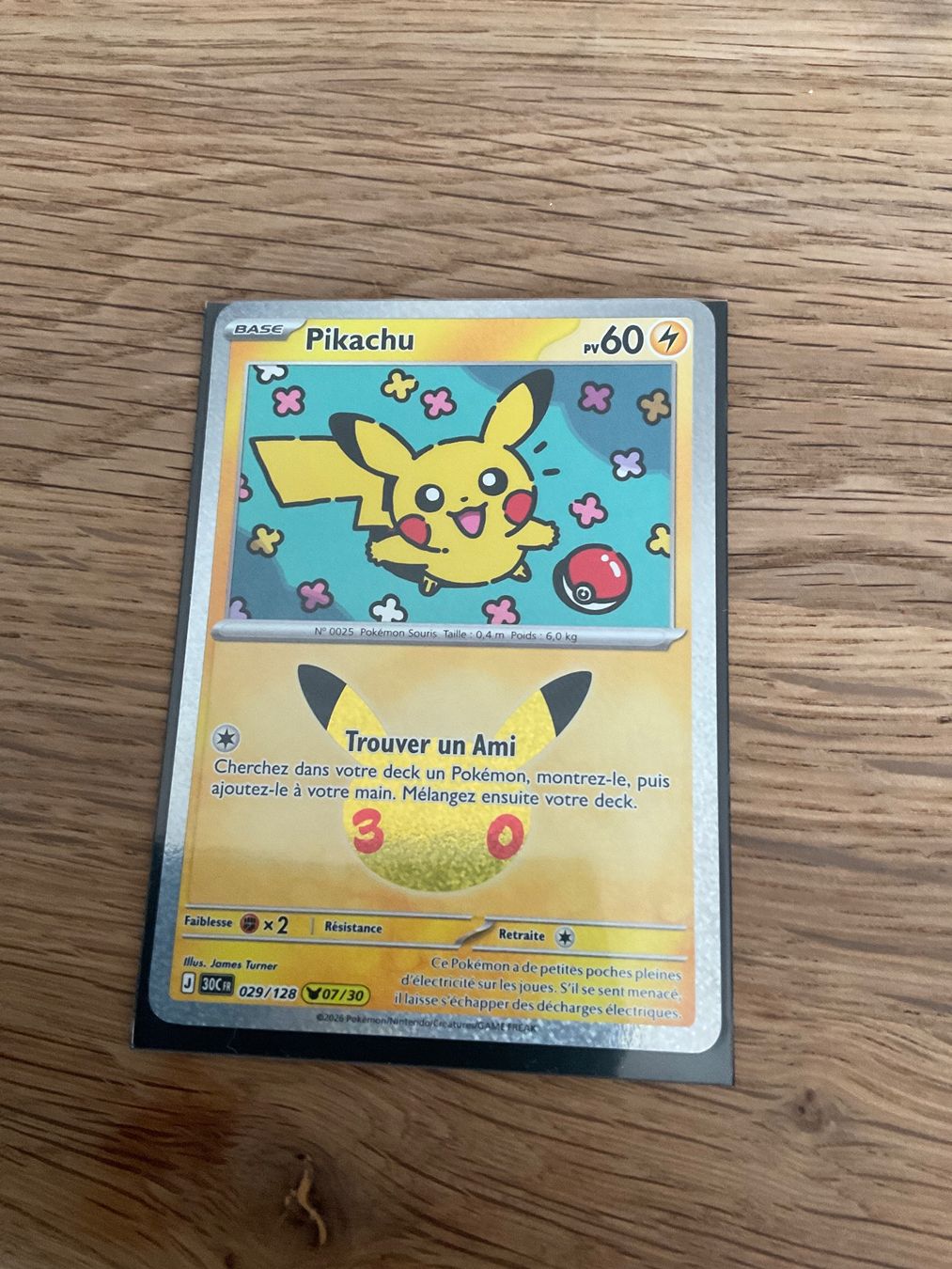 Karten: Carte Pikachu 07/30 – Neu (gemäss Beschreibung) aus Rebeuvelier von dav_bn5j