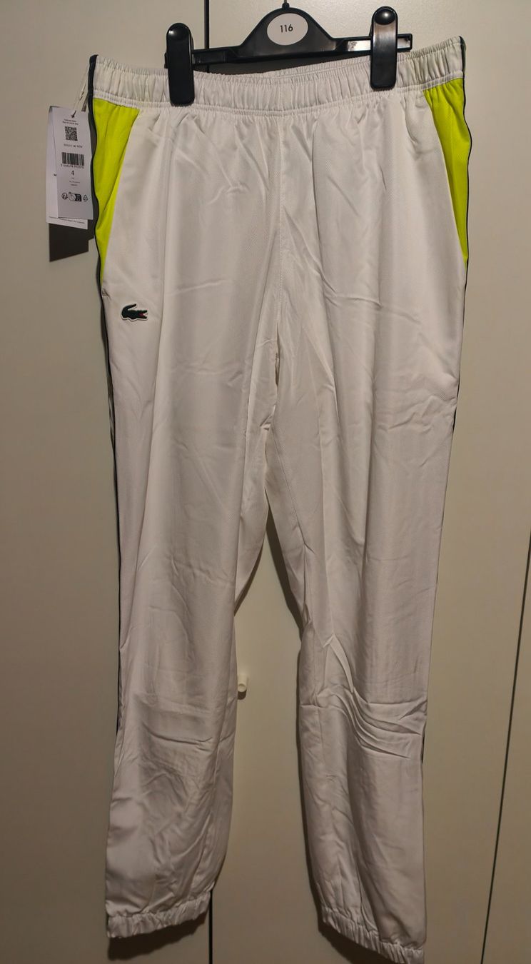 Lacoste Pantaloni: Jogging Lacoste blanc – Nuovo e nell'imballaggio originale da Fleurier venduto da dav_xx8y