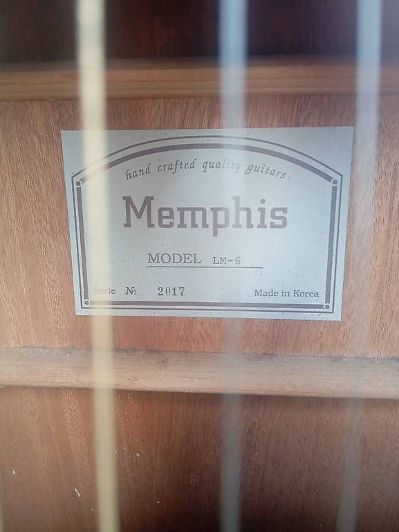 Strumenti musicali: Akustikgitarre Memphis LM-6 Modell 2017 gebraucht – Usato da Basel venduto da Petergunn 1