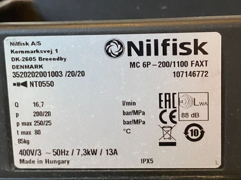 Nilfisk Idropulitrici ad alta pressione: Nilfisk Hochdruckreiniger MC 6P – Usato da Hundwil venduto da Herbstwind61 5