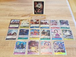 One Piece TCG The Best verschiedene Karten