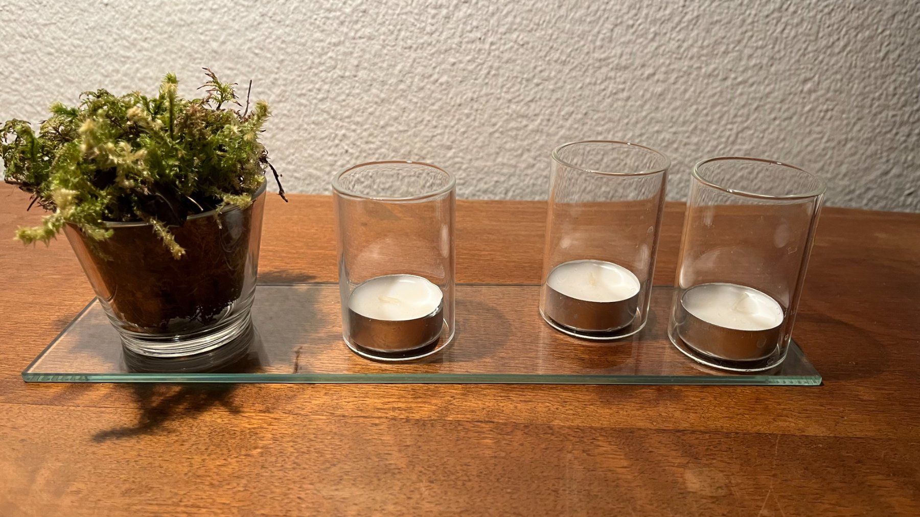 Kerzenständer: Kerzenständer aus Glas- handgefertigt – Gebraucht aus Reinach BL von Rochriba 4
