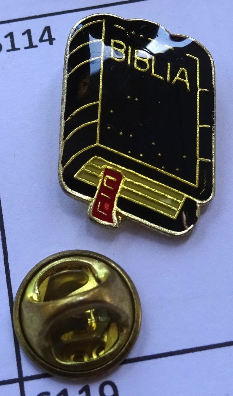 Placchette & Badge: Pin BIBLIA  Schwarz Buch – Usato da Utzenstorf venduto da BUtter81
