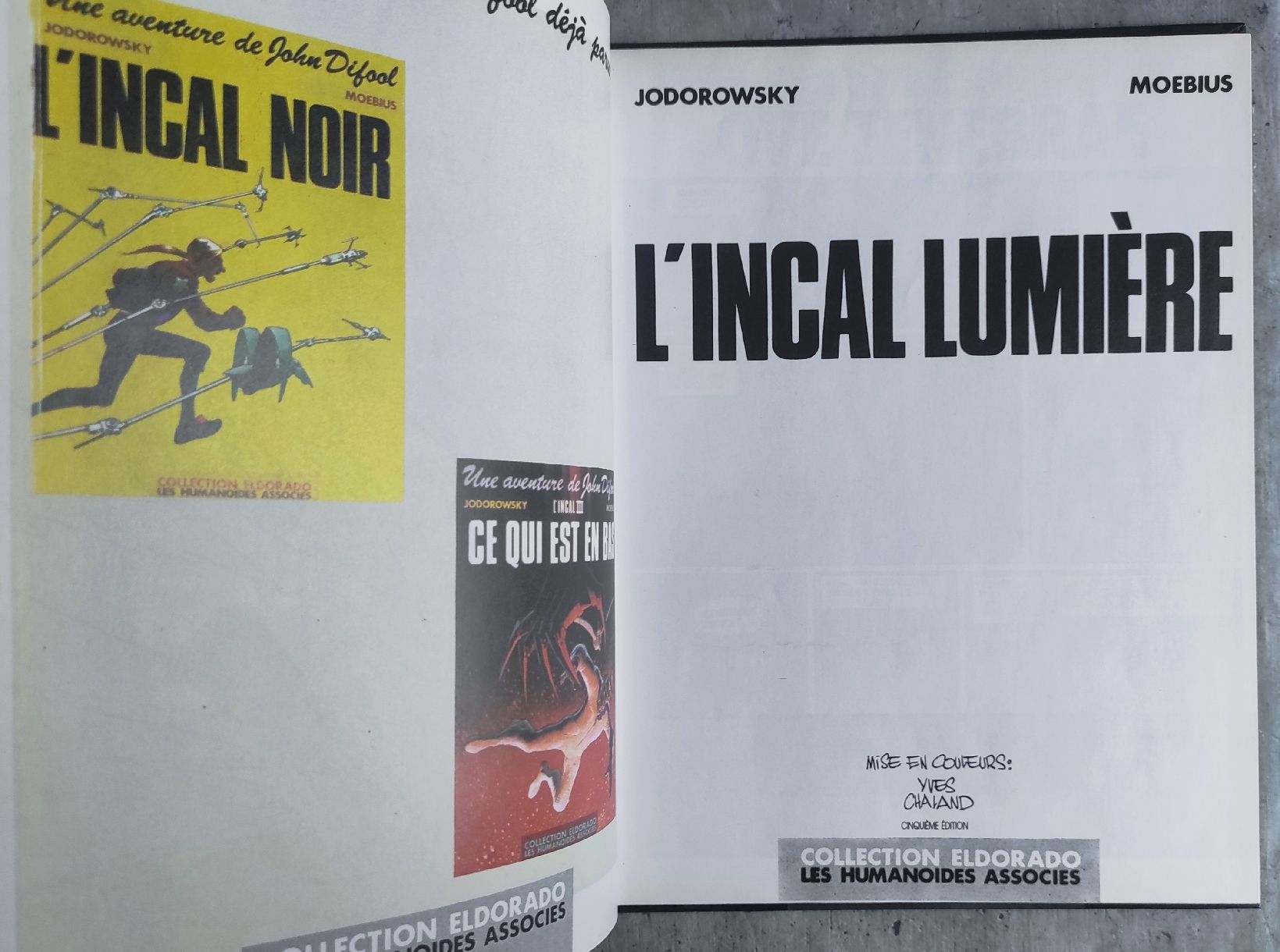 Fumetti: JOHN DIFOOL 2. L'Incal Lumière (Jodorowsky &  Moebius) – Usato da Biel/Bienne venduto da pijama 3