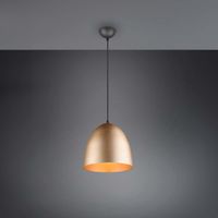 Pendelleuchte, Messing, 25 cm Ø