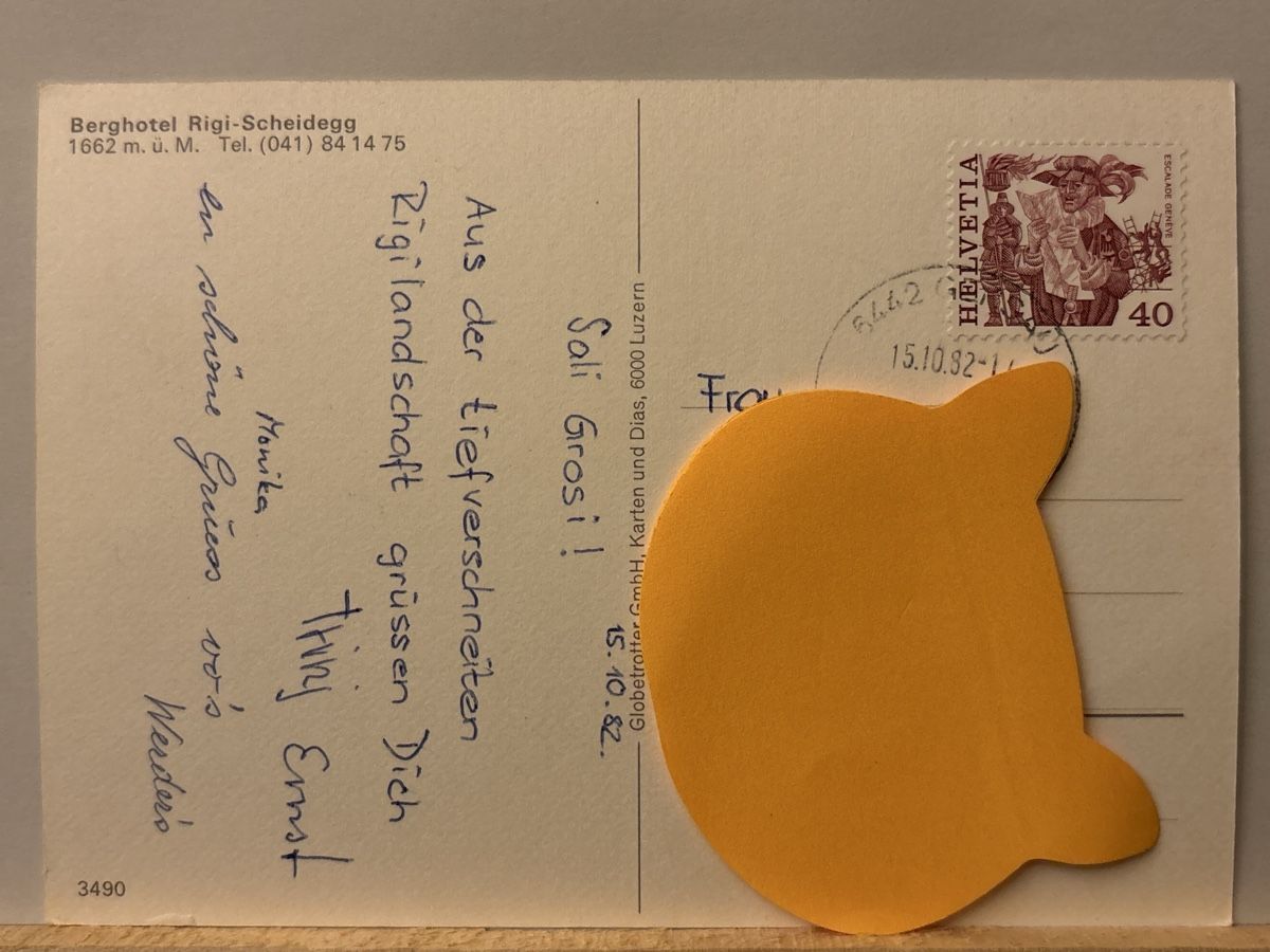 Cartoline postali: AK von Berghotel Rigi Scheidegg – Usato da Rümlang venduto da Kartenpost1 1