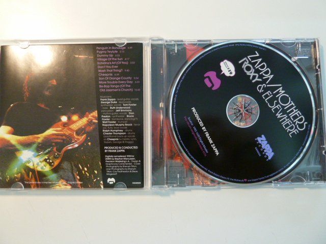 CDs: ZAPPA / MOTHERS - Roxy & elsewhere – Gebraucht aus Au ZH von sikoku 1
