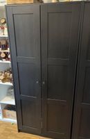 RAKESTAD Schrank 2 Türen schwarzbraun 79x176cm leicht beschä