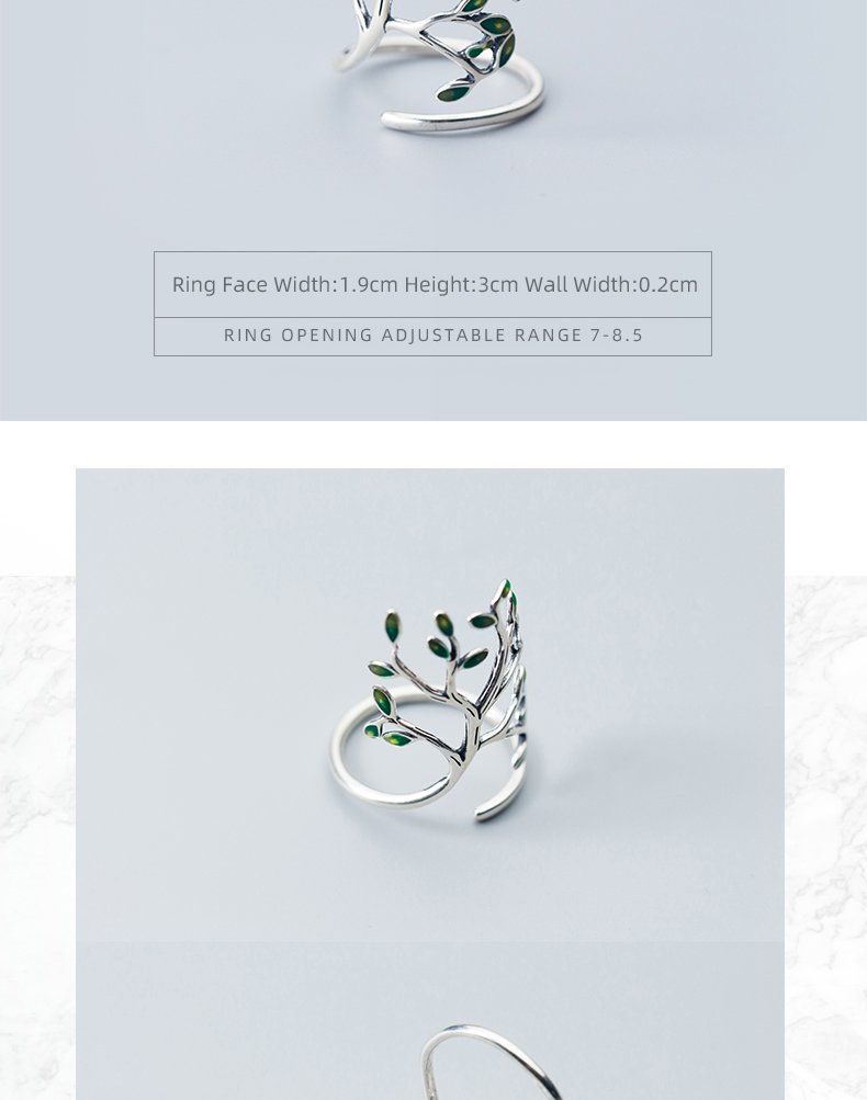 Anelli: 💍NEU Lebensbaum Ring - Silberfarbig – Nuovo e nell'imballaggio originale da Wittenbach venduto da ChinaSeidenstrasse 7
