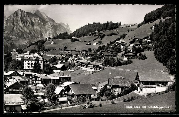 Cartes postales: AK Engelberg, Mit Scheideggstock, 1961 – D'occasion à Berlin par bartko-reher