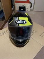 Shoei Klapphelm schwarz gelb gebrauchter Zustand