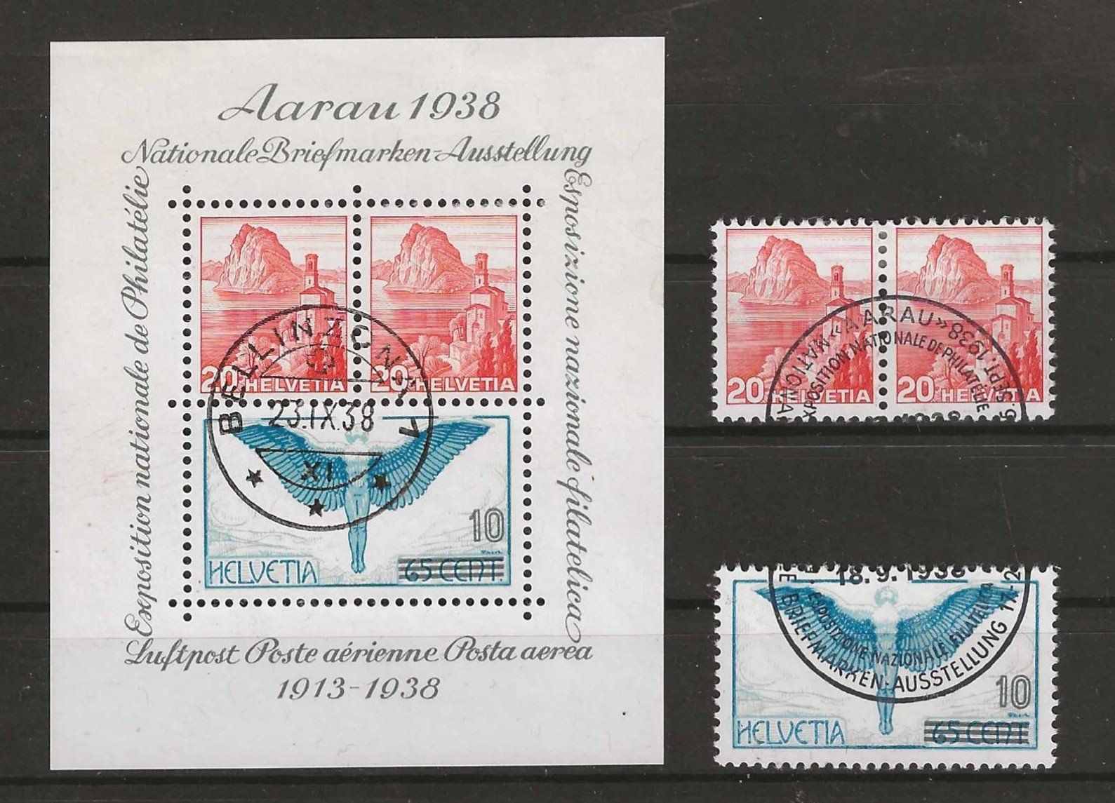 Tutti i francobolli: 1938 : Block W11 + Einzelwerte – Usato da Gümligen venduto da Geniusbuy
