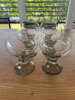 6er Set Weinglaesser Weinbrandglas 16cm hoch 9cm Durchmesser