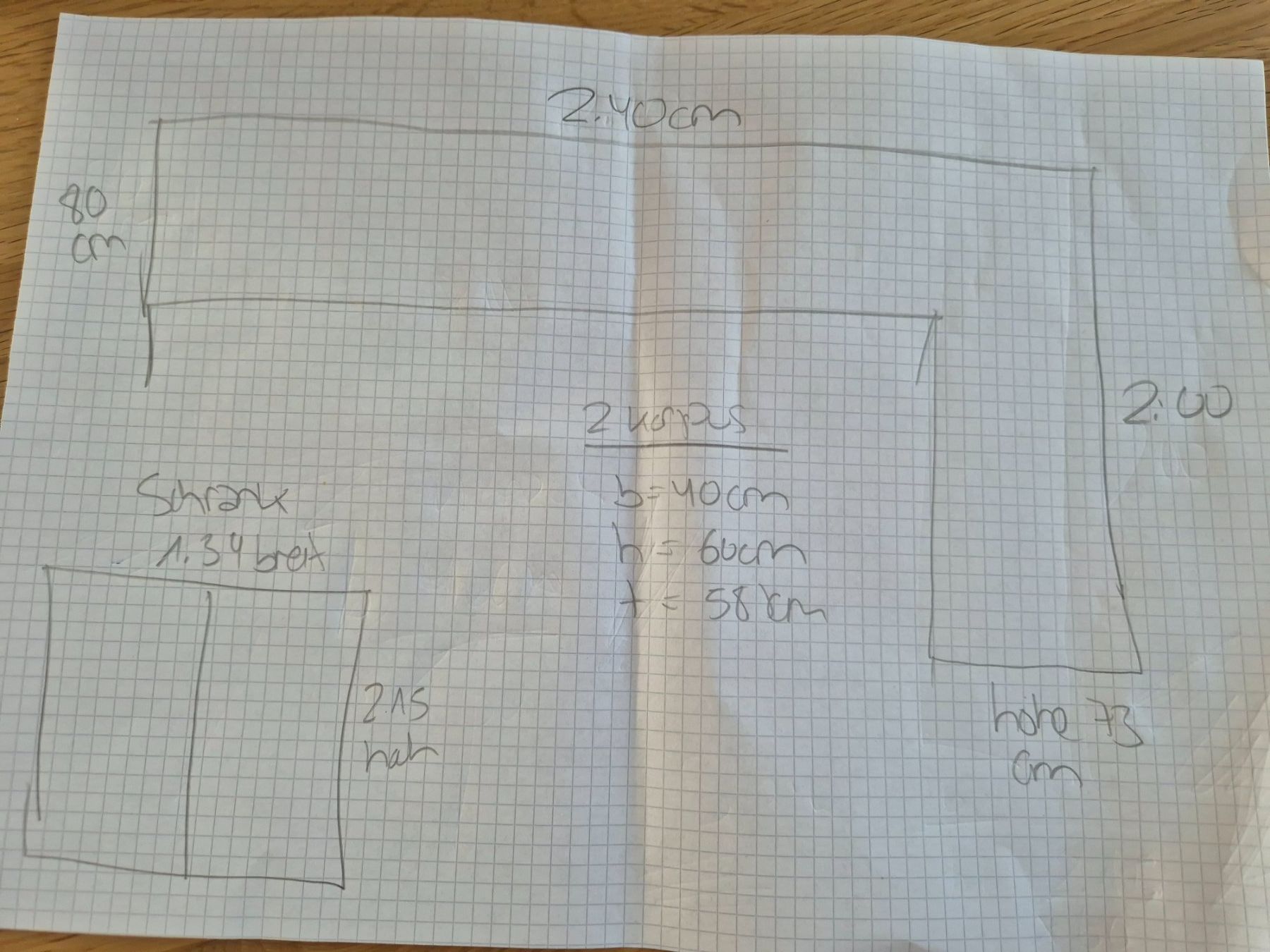Bureaux: Pult mit Schubladen und 2 Korpussen – D'occasion à Hinteregg par Secondhand_Carmen 6