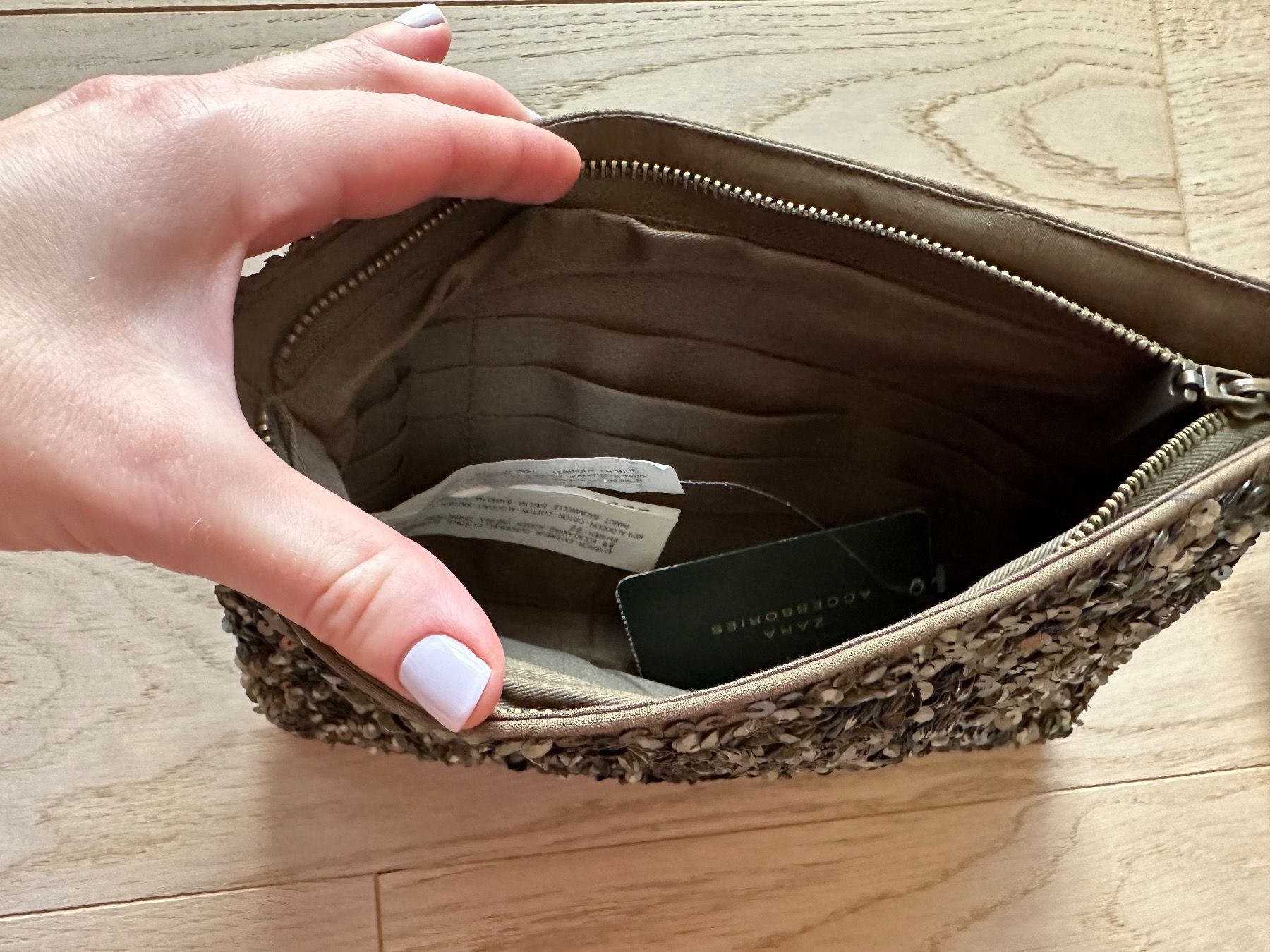 Zara Borse da donna: new sequin clutch bag by Zara – Nuovo e nell'imballaggio originale da Zug venduto da Nat.yushkevich 5