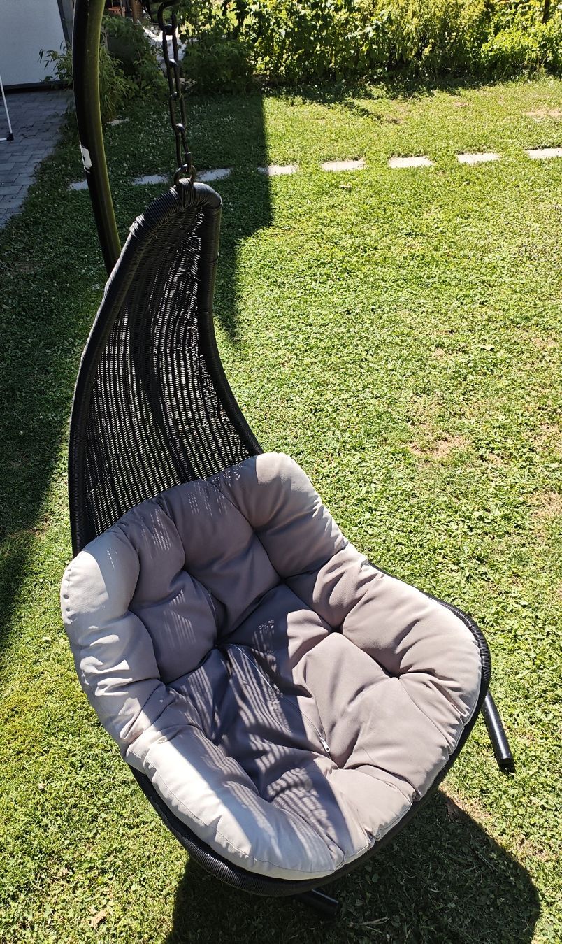 Poltrone pensili da giardino: Hängesessel mit Kissen Outdoor  – Usato da Thun venduto da Marc.jobs 1