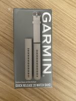 Garmin Quick Release 20 mm Silikon-Armband Sandstone – Neu 