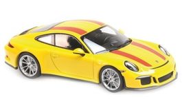 Porsche 911 / 991 R 2016 gelb / rot      1:43 von MaXichamps
